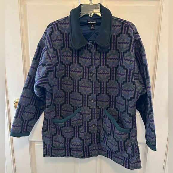 Patagonia Other - Patagonia Vintage 1993 Synchilla Tehuelche Chore Coat Rare Medium